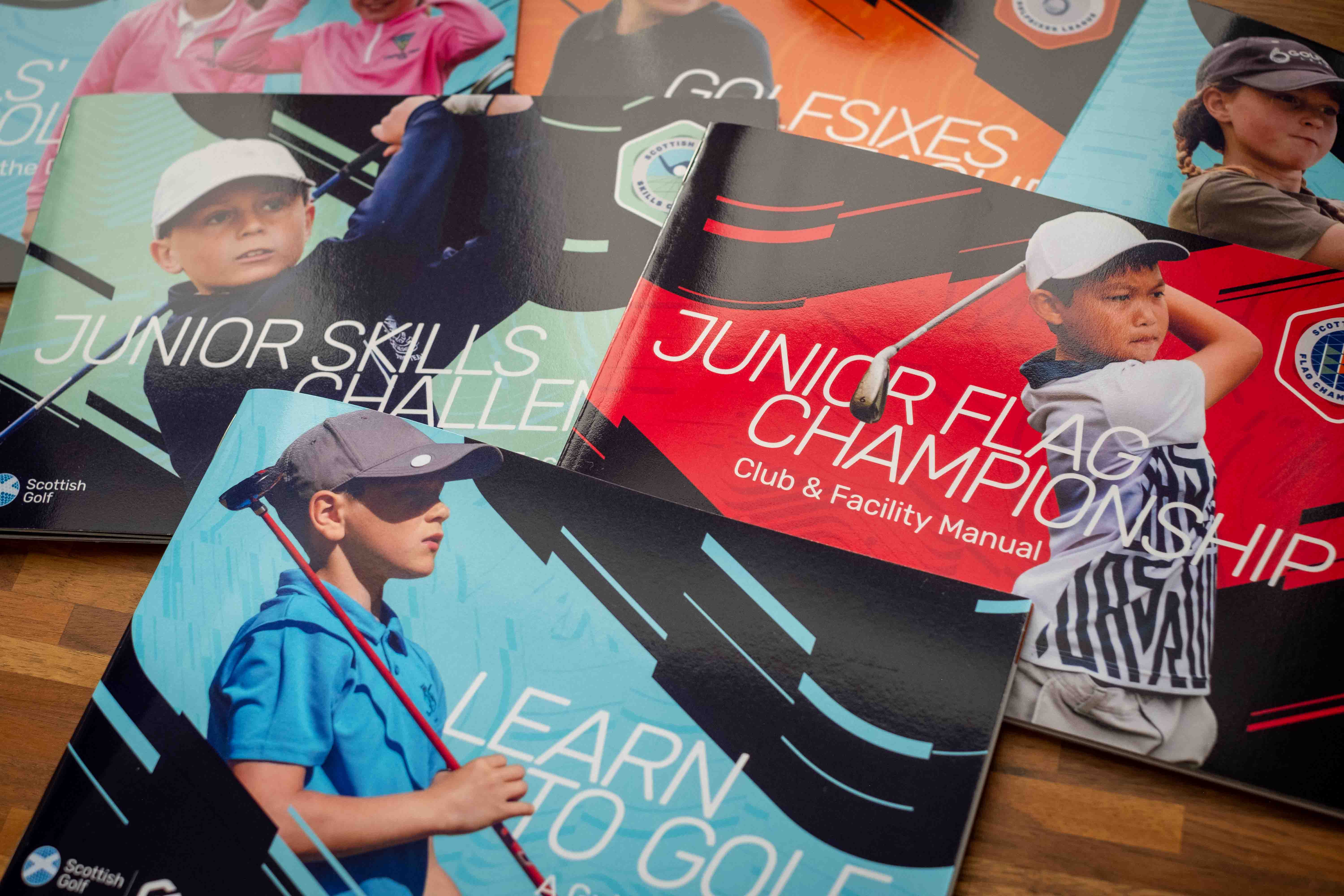 Detail of all the Learn to Golf, Junior Golf programme guides
